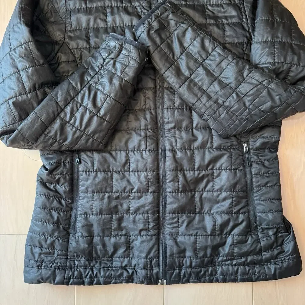 Patagonia Nano Puff Jacket Women's Large Black Puffer Insulated Outerwear - Picture 7 of 10